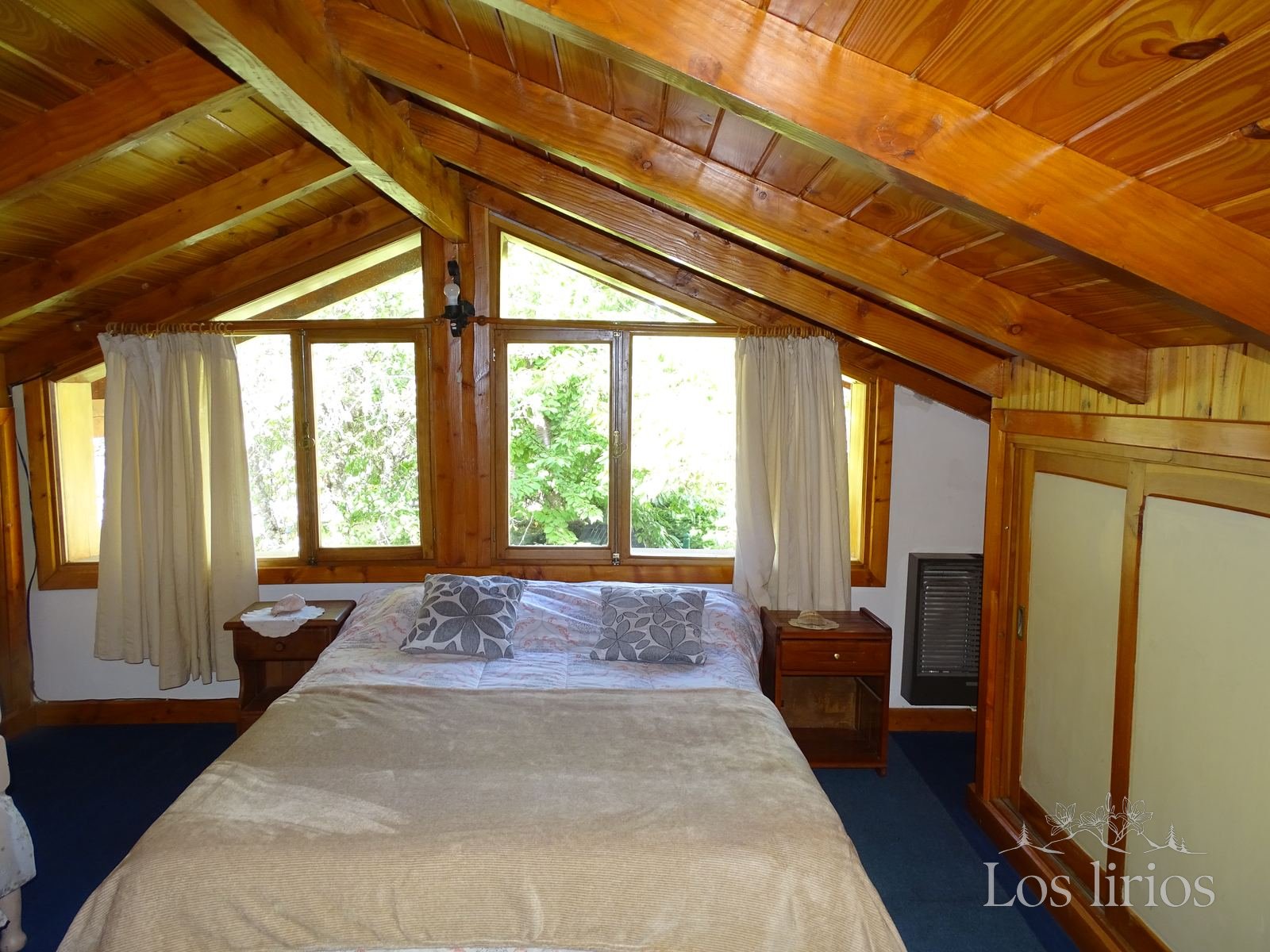 Habitación principal Cabaña Los Lirios